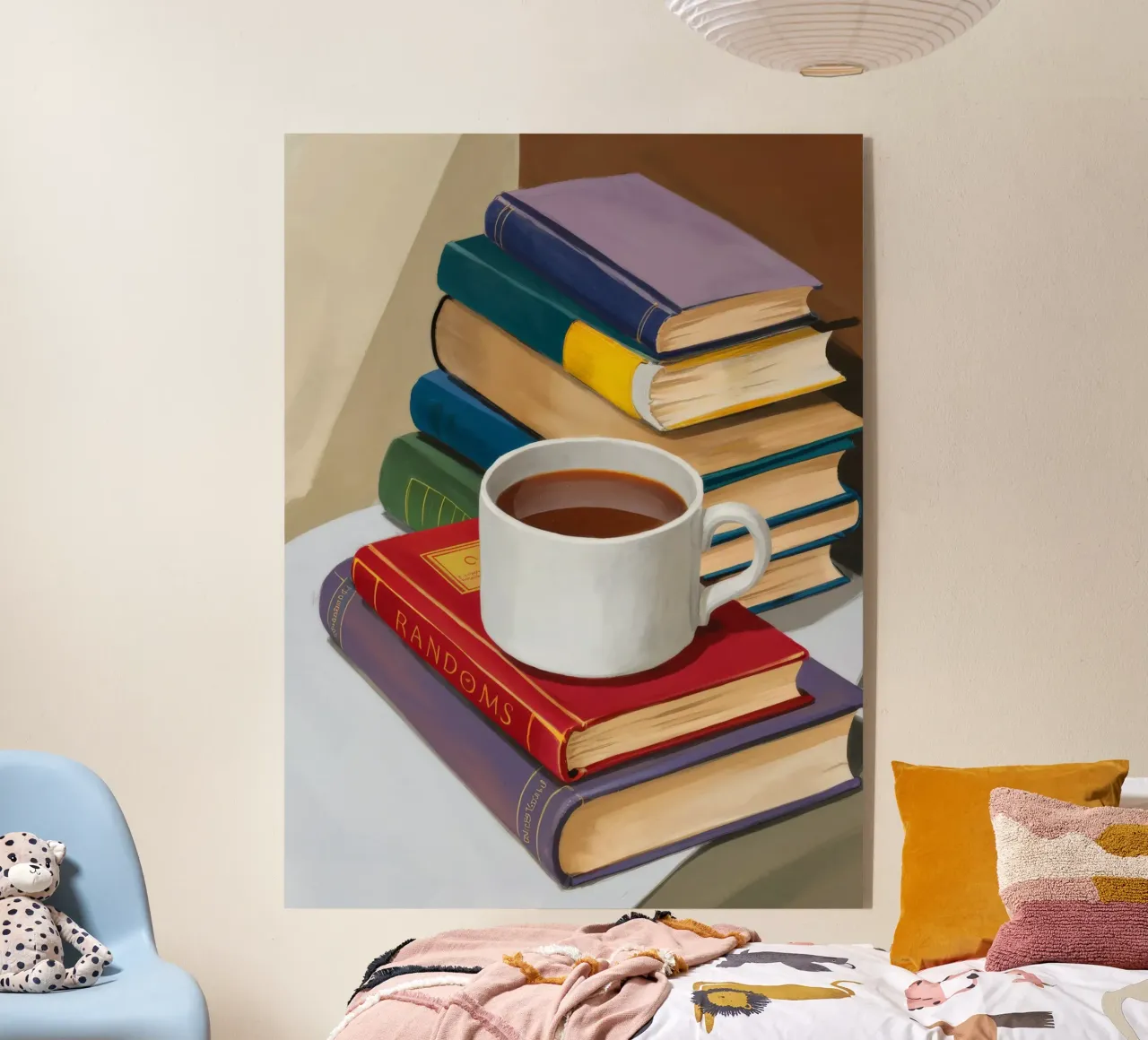 Pila di libri da caffè plexiglass da Pan Denim