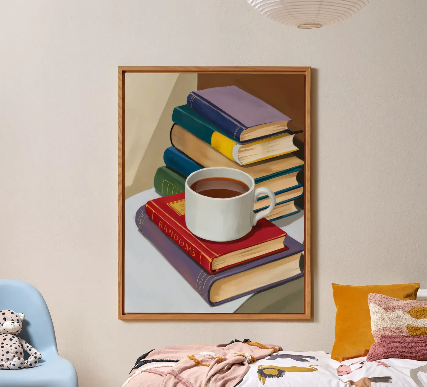 Coffee Book Stack alluminio dibond da Pan Denim