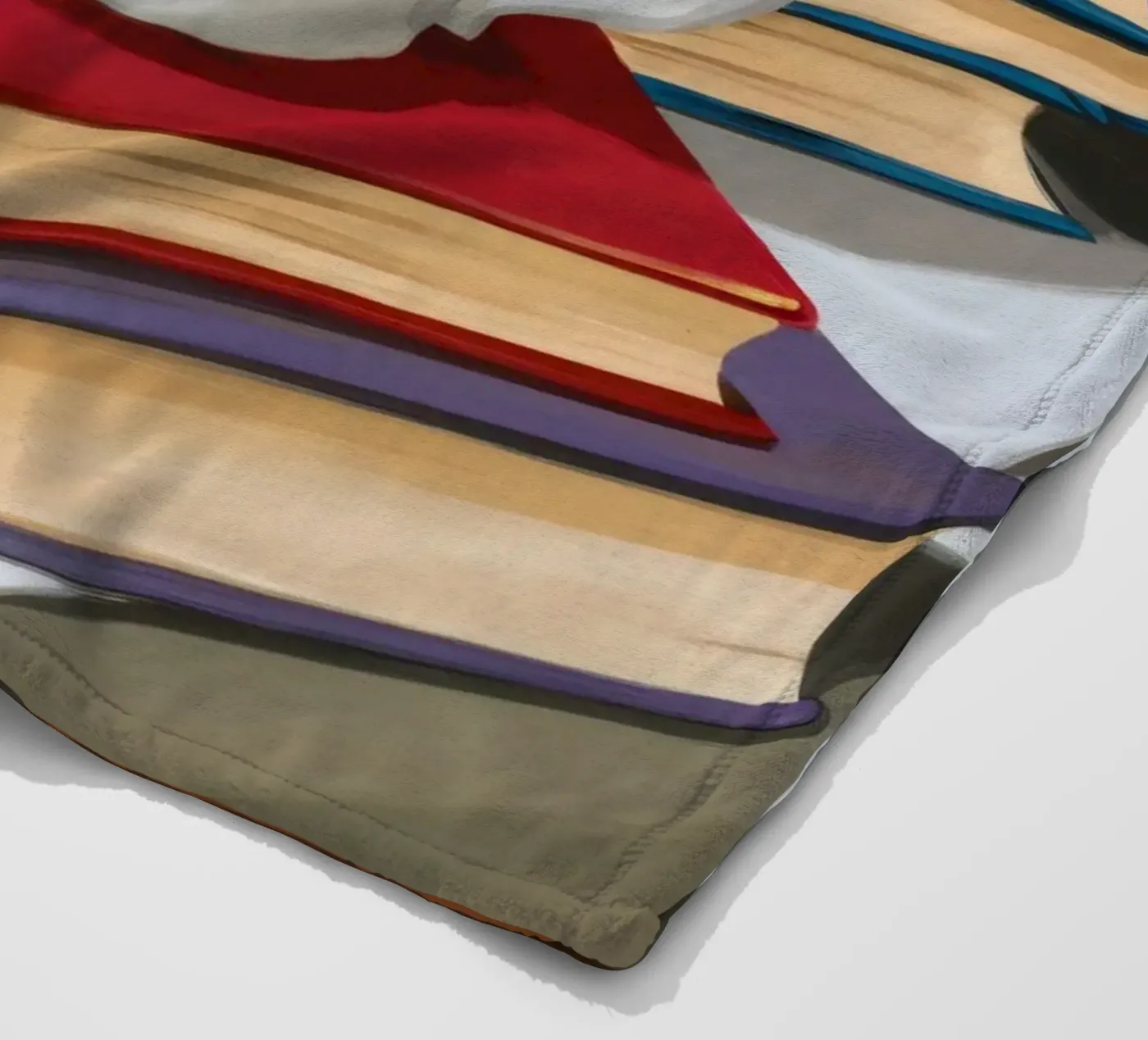 Coffee Book Stack Fleecedecke von Pan Denim