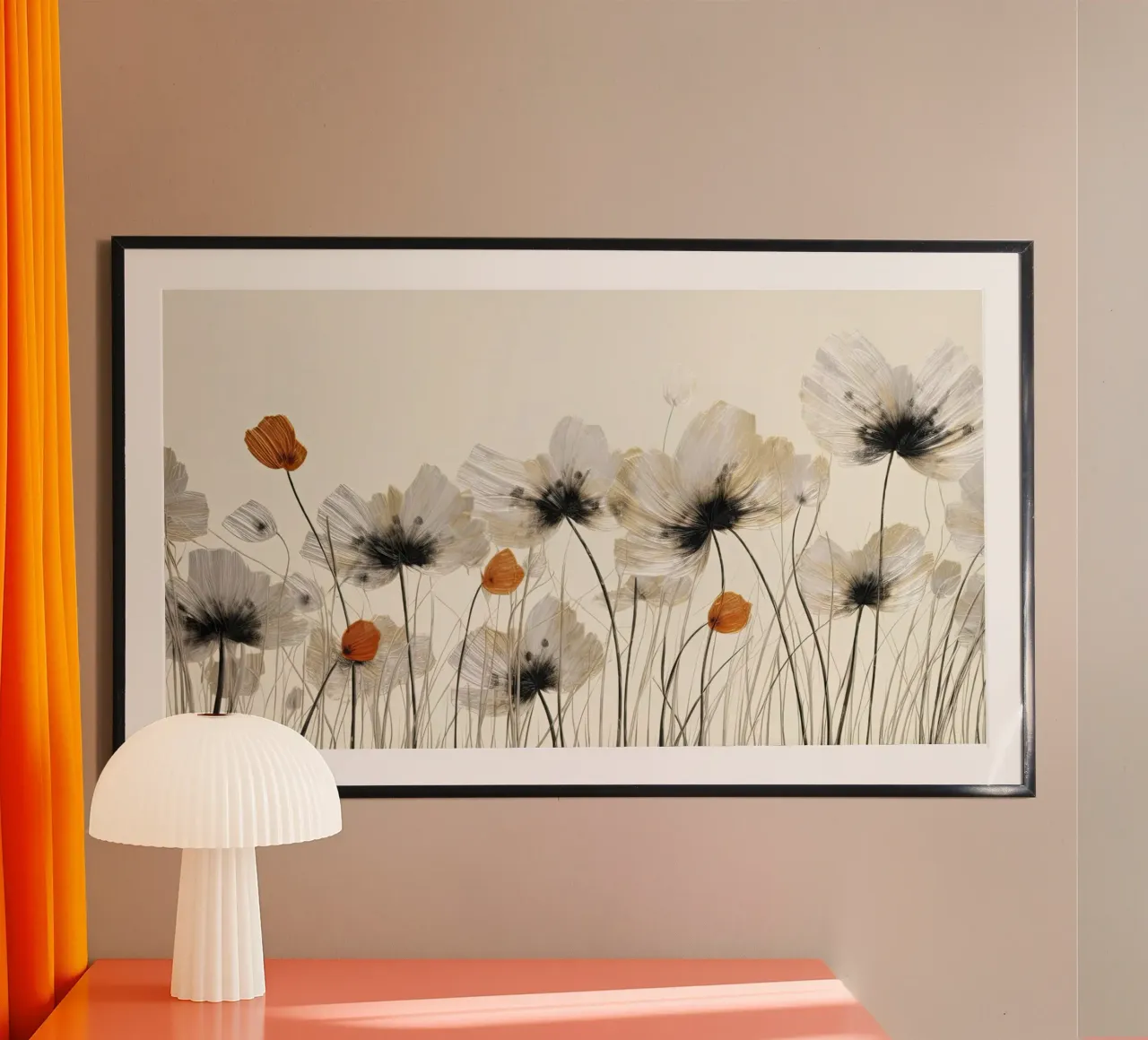 Arte da parete di Imagine poster con telaio in alluminio da Imagine