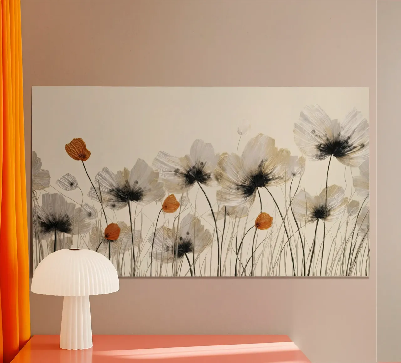 Arte da parete di Imagine poster con telaio in alluminio da Imagine