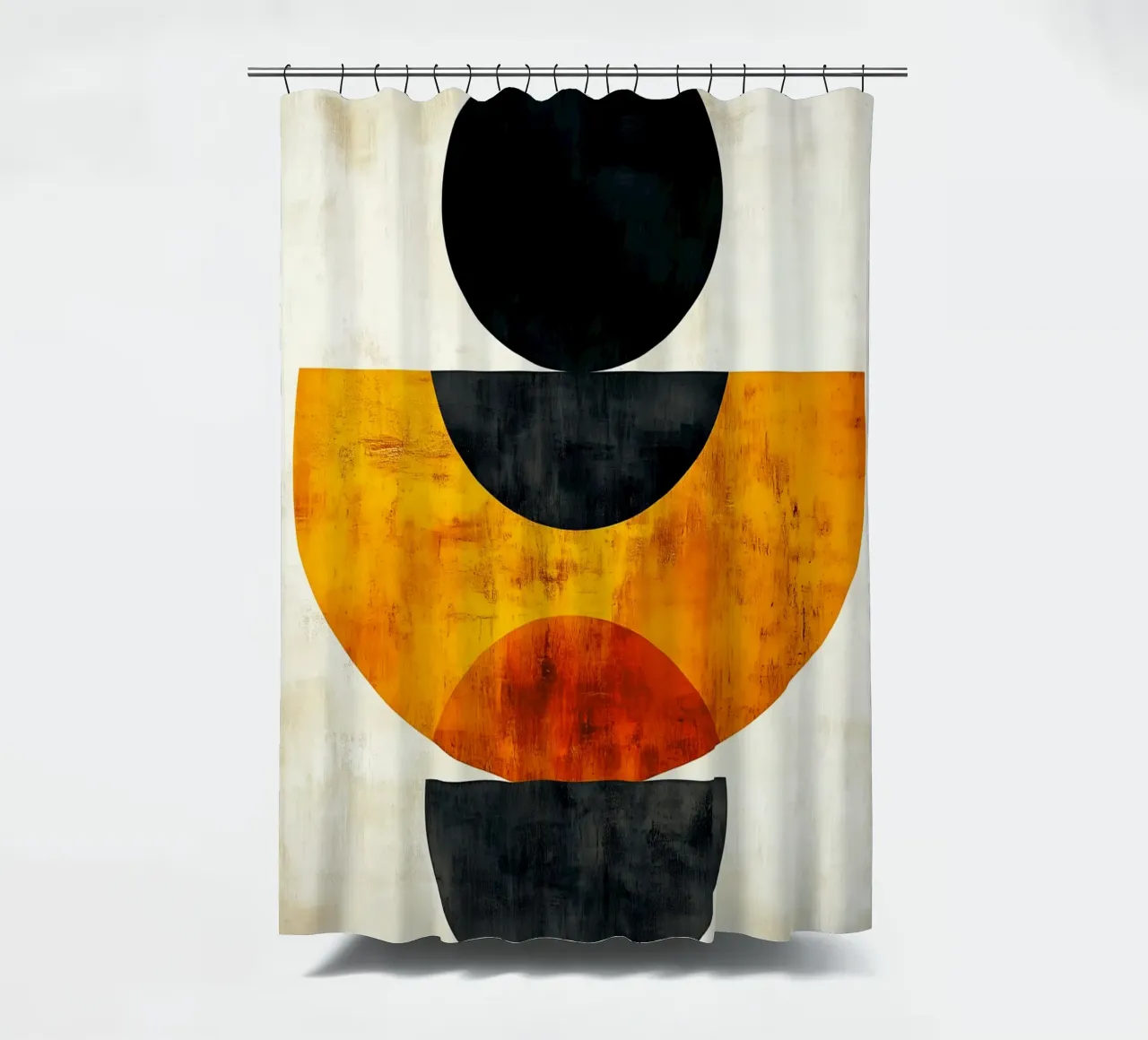 Abstraction no 1 shower curtain by Justyna Jaszke JBJart