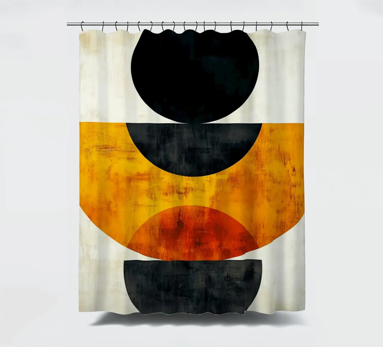 Abstraction no 1 shower curtain by Justyna Jaszke JBJart