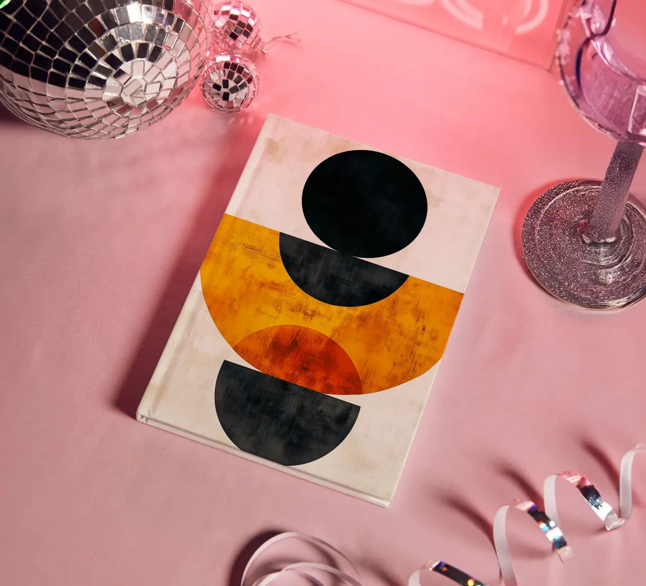 Abstraction no 1 notebook by Justyna Jaszke JBJart