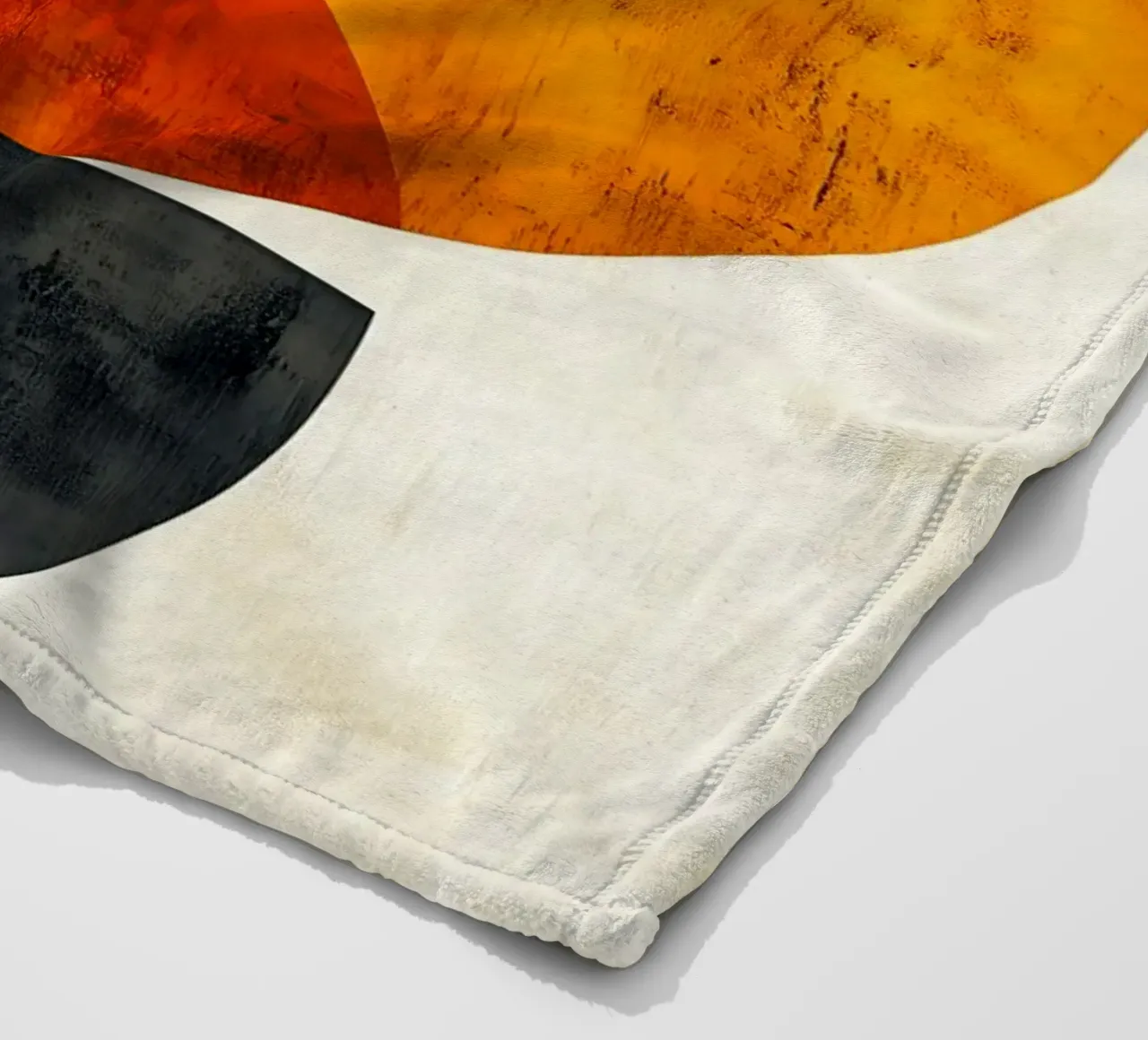 Abstraction no 1 fleece blanket by Justyna Jaszke JBJart