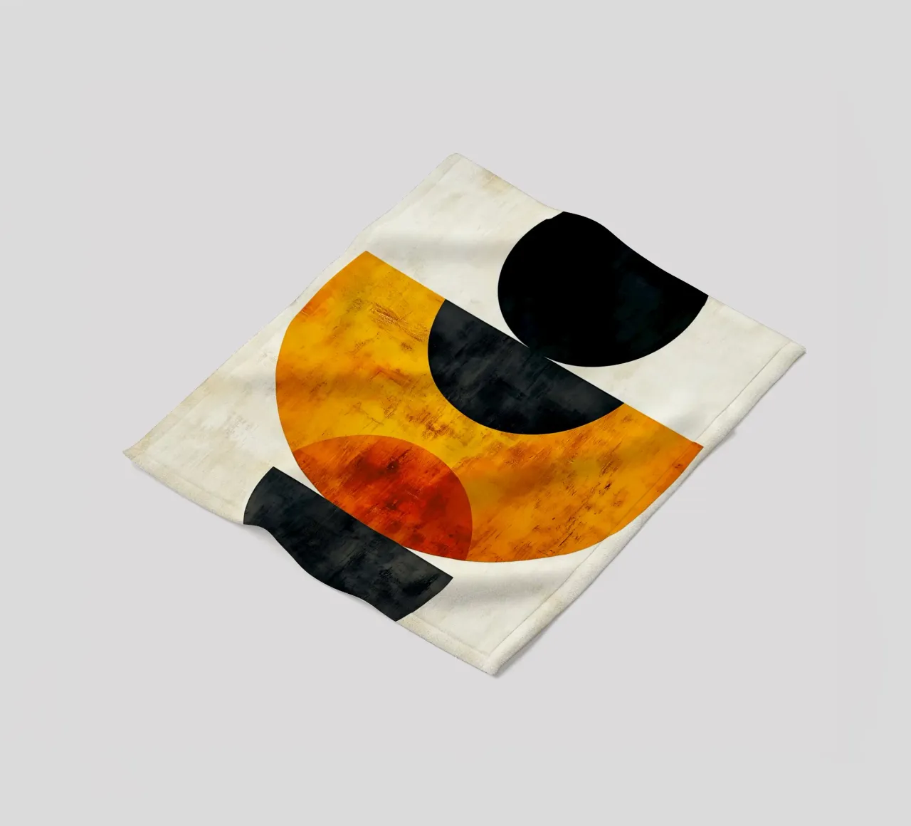 Abstraction no 1 fleece blanket by Justyna Jaszke JBJart