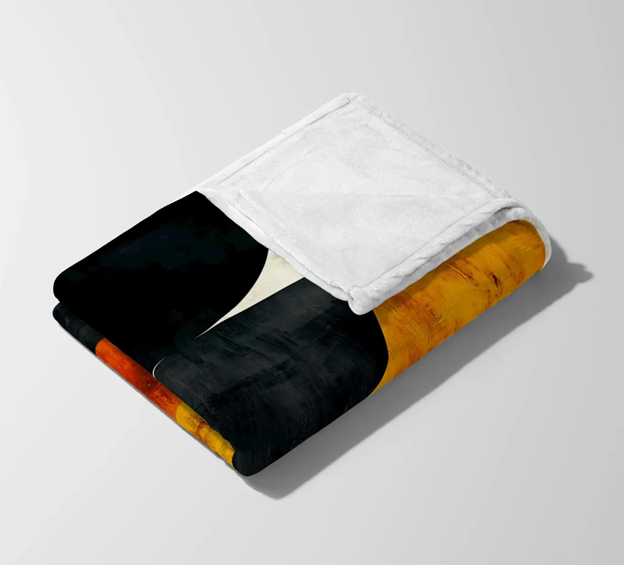 Abstraction no 1 fleece blanket by Justyna Jaszke JBJart