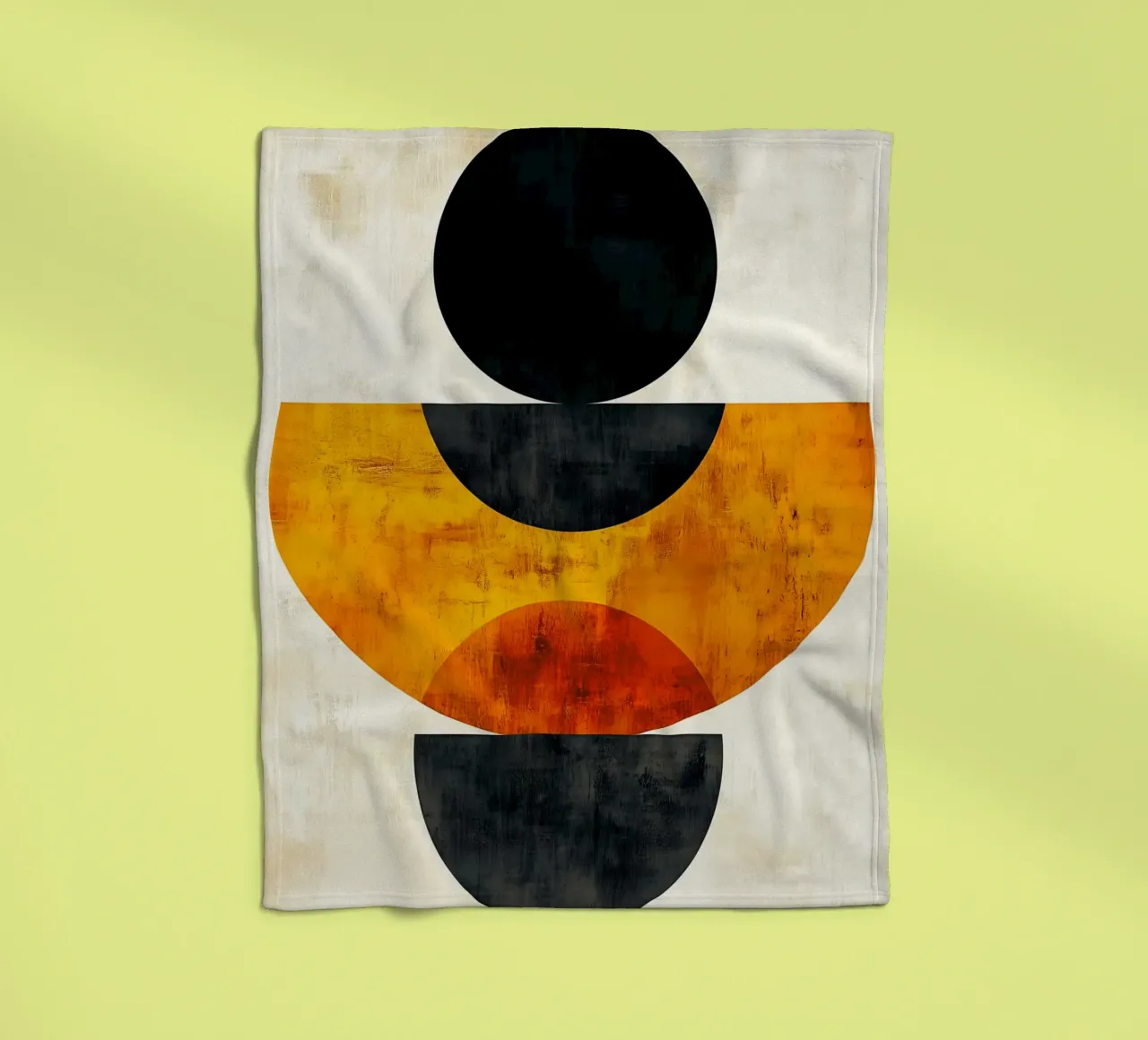 Abstraction no 1 fleece blanket by Justyna Jaszke JBJart