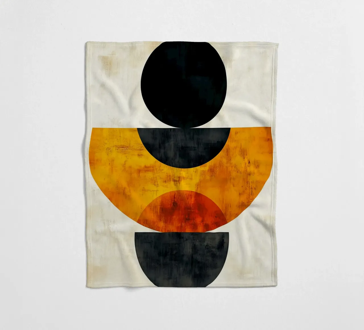 Abstraction no 1 fleece blanket by Justyna Jaszke JBJart