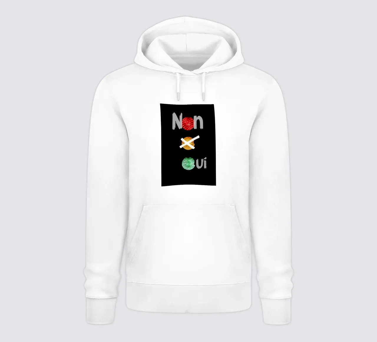 Sì o no felpa con cappuccio da cashorcrash