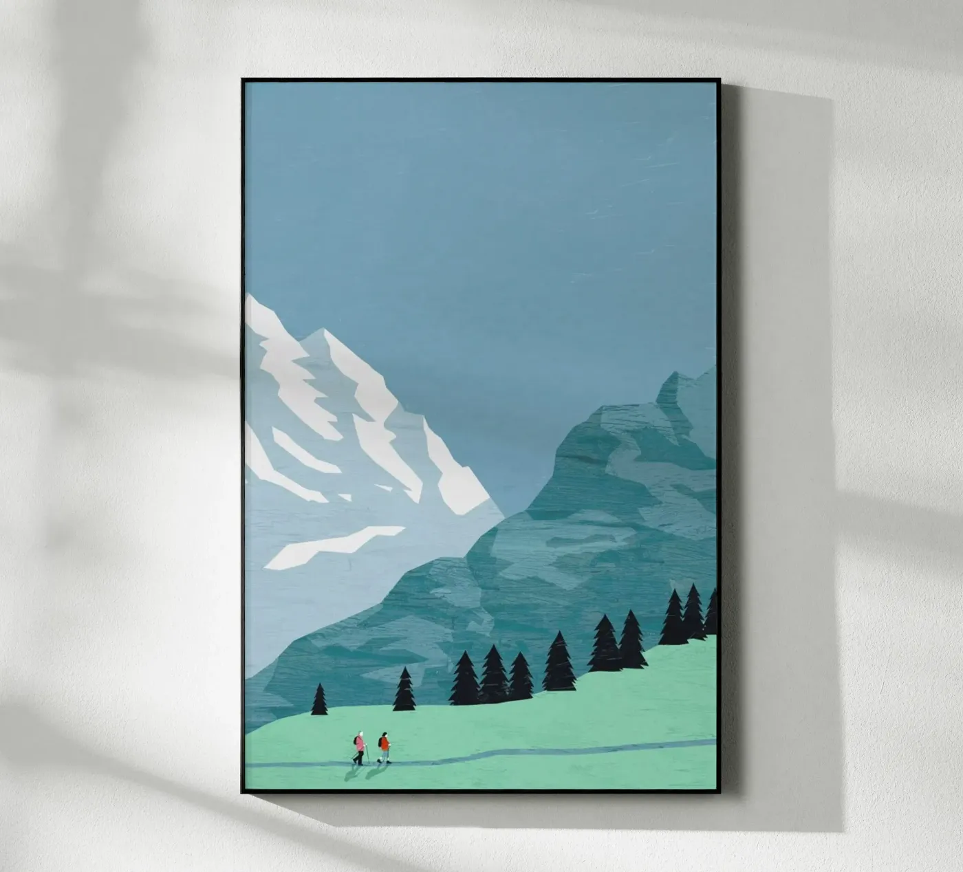 Trekking acryl van Katinka Reinke