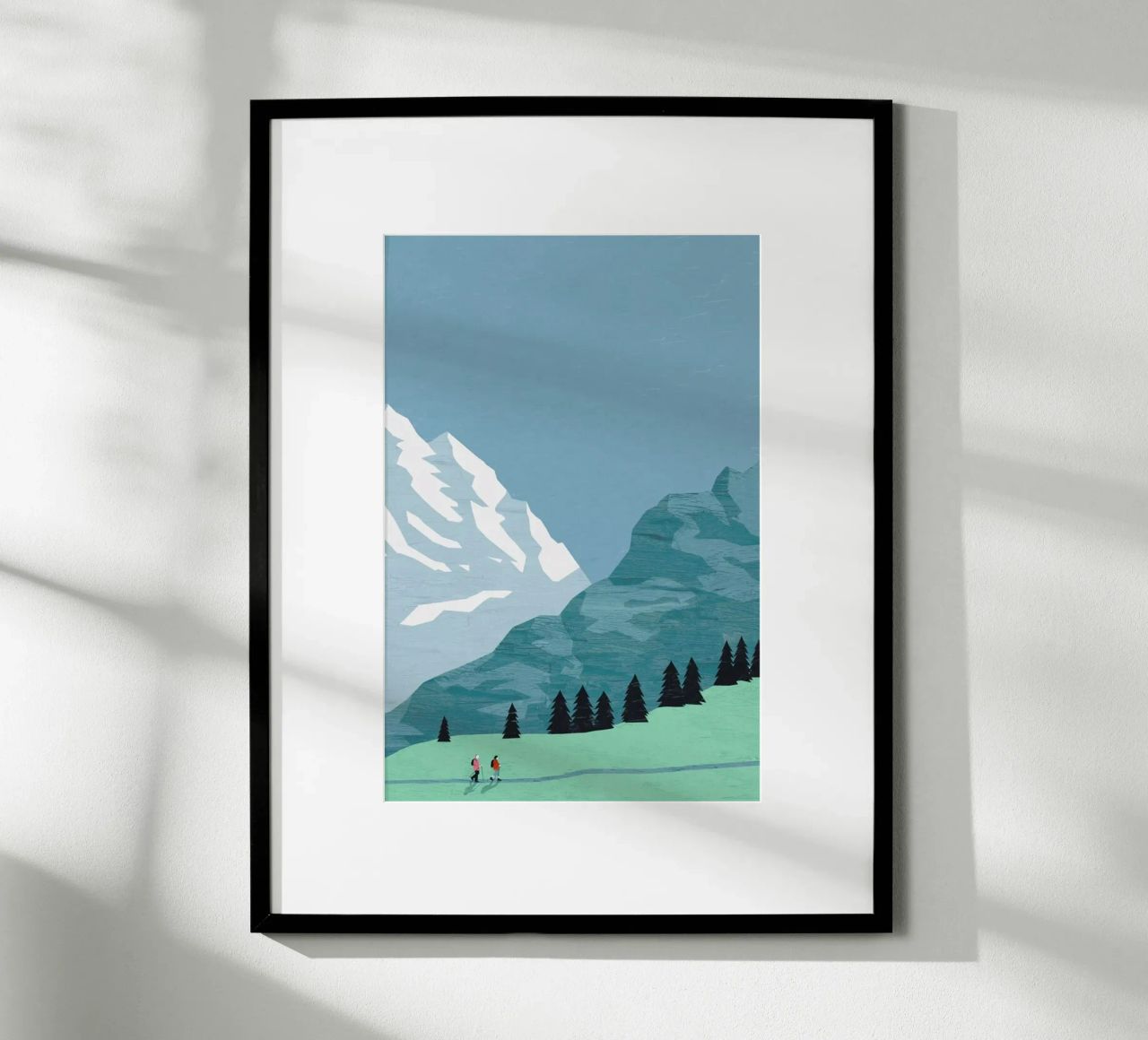 Trekking Poster von Katinka Reinke