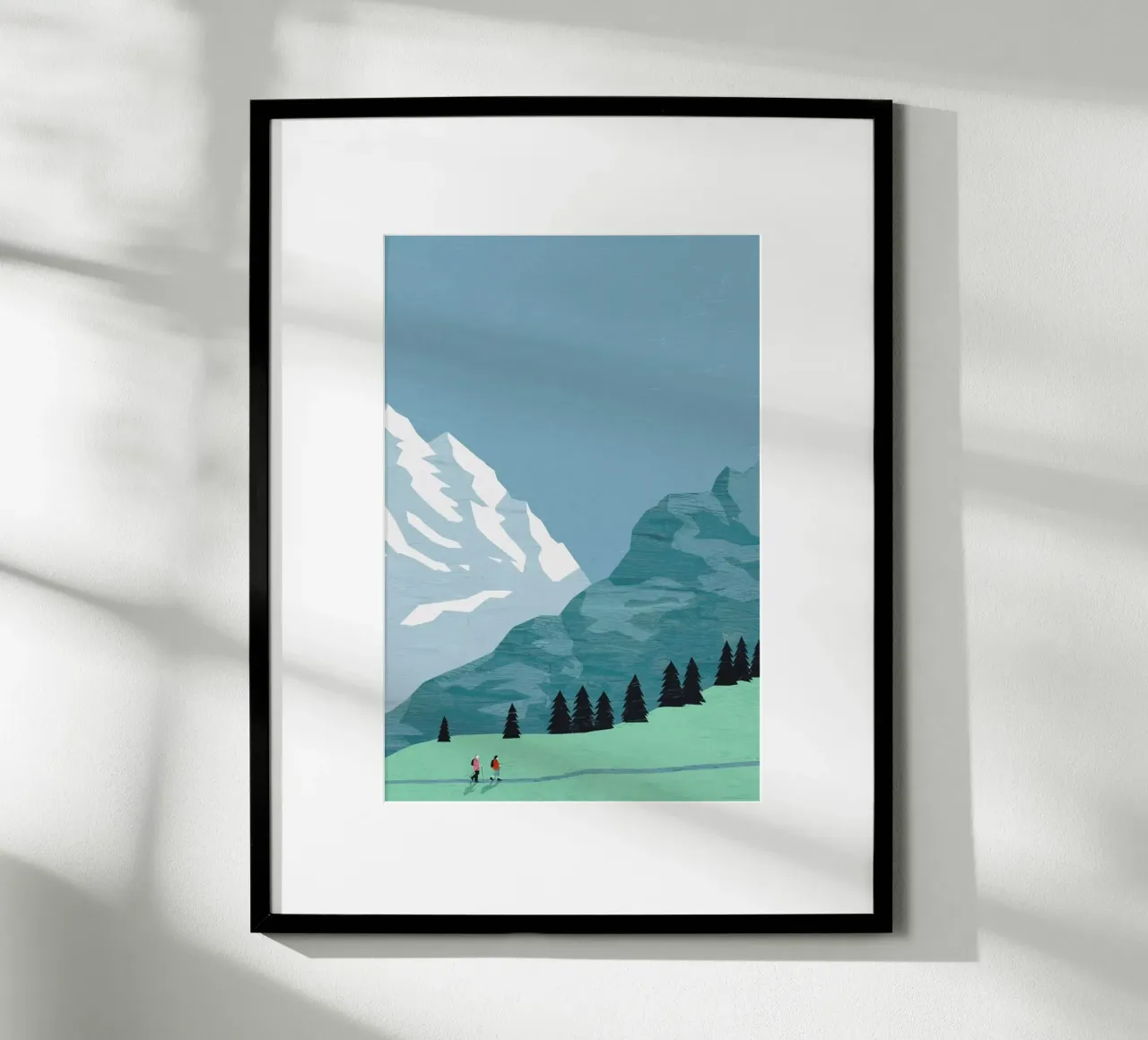 Trekking poster con telaio in plastica da Katinka Reinke