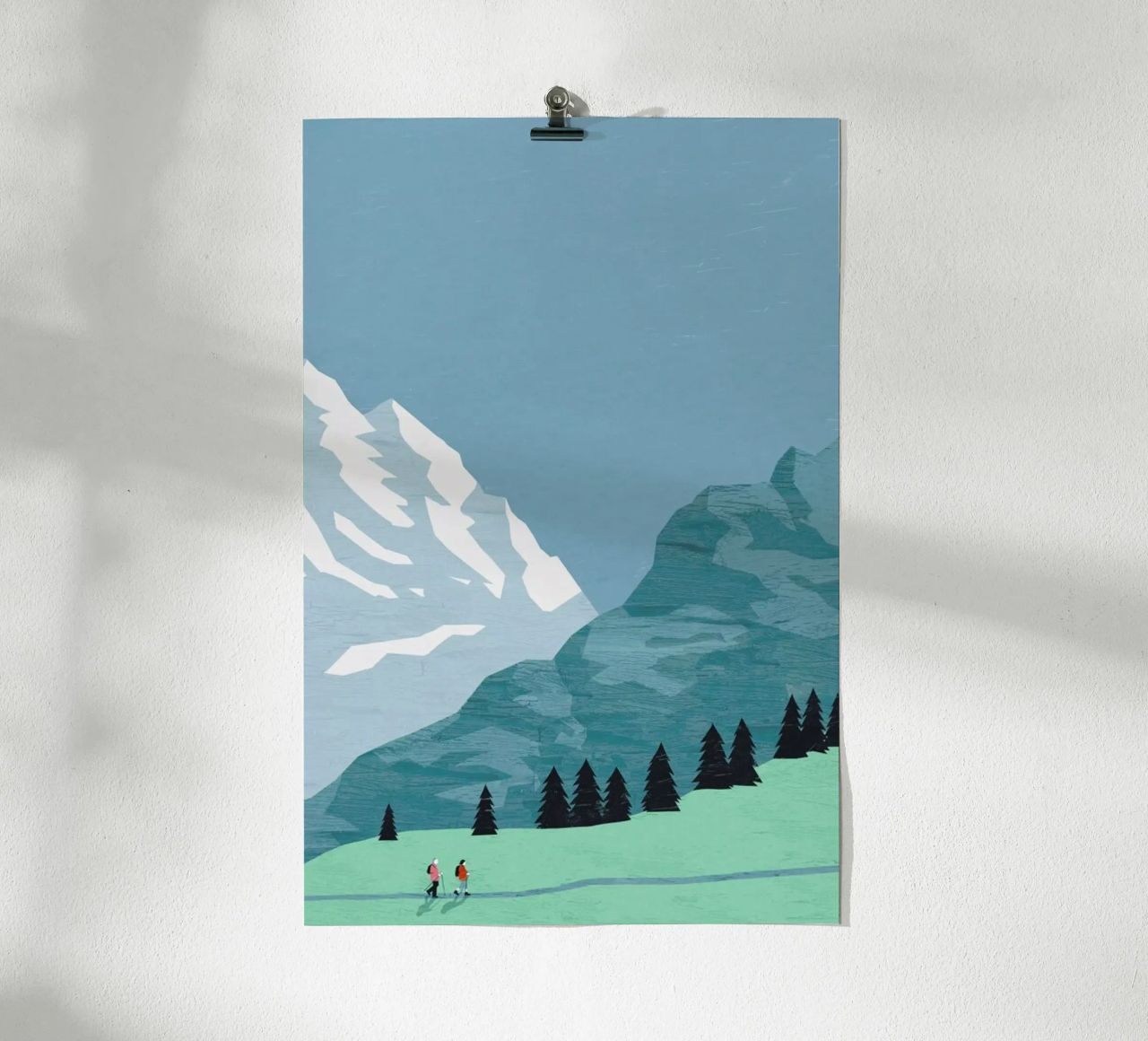 Trekking Poster von Katinka Reinke