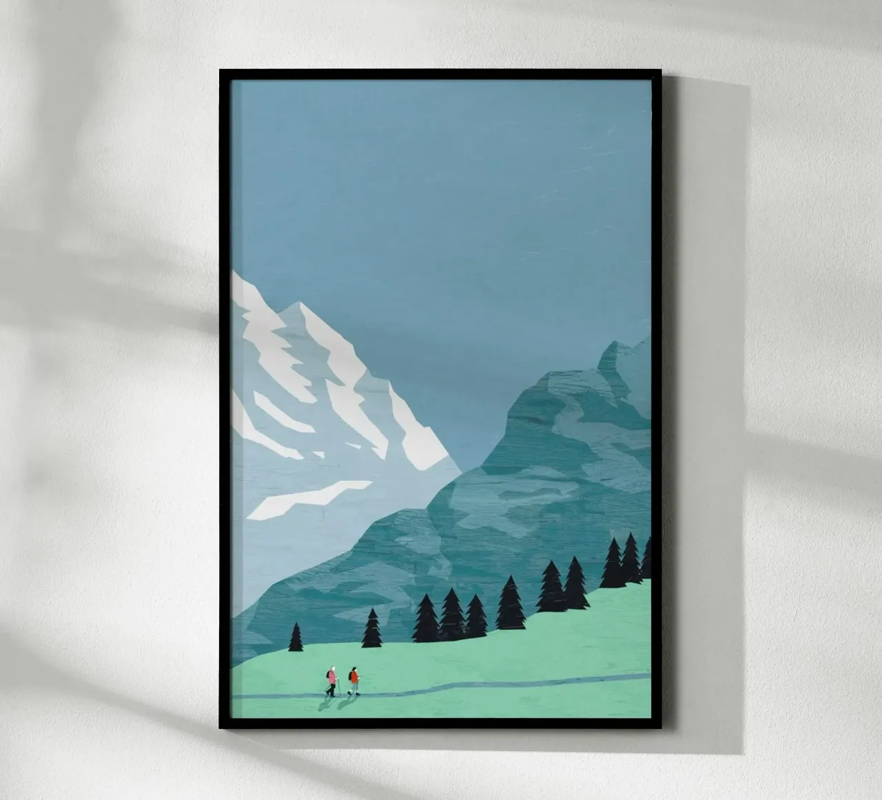Trekking poster con telaio in plastica da Katinka Reinke