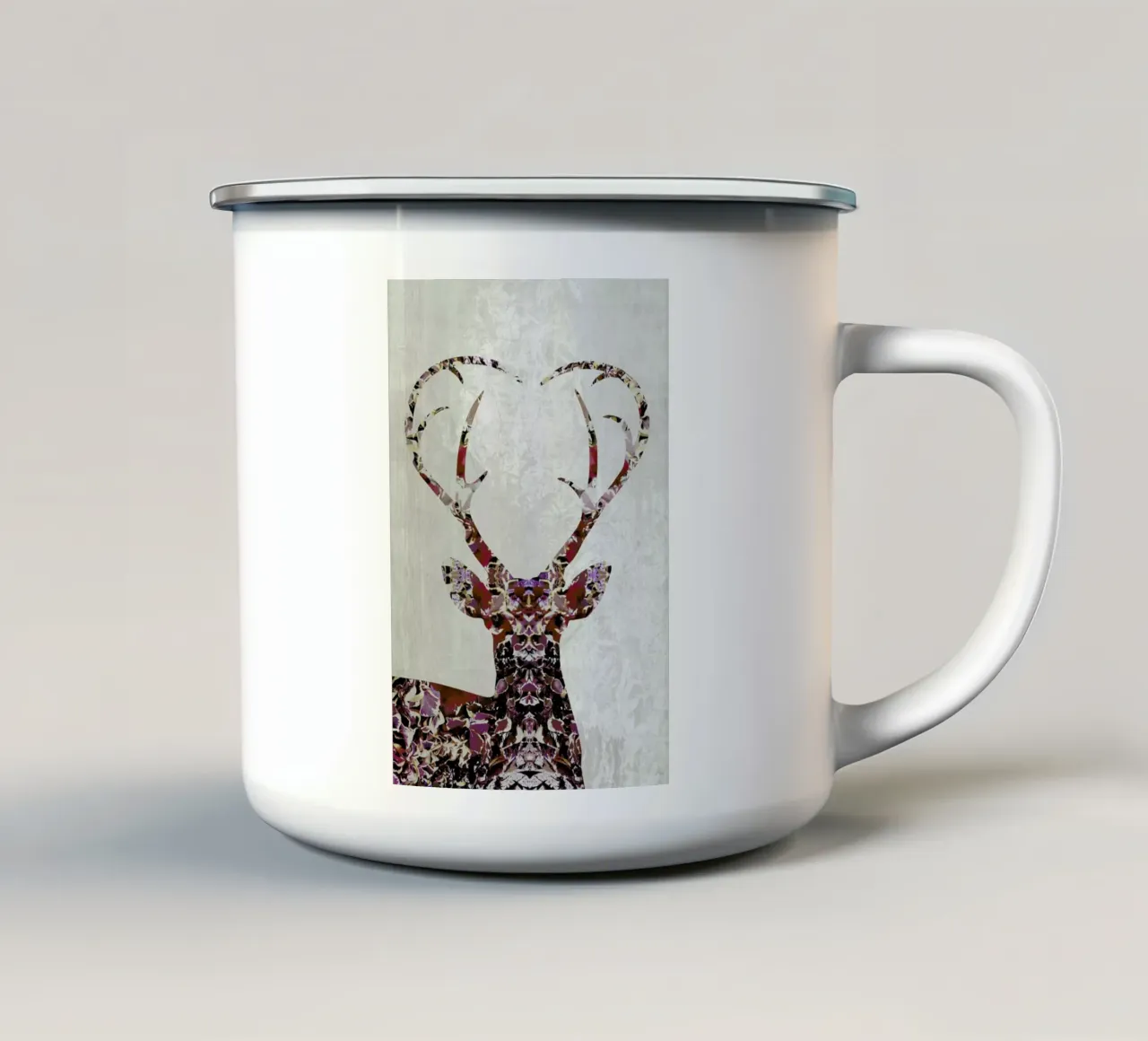 My Deer Love tazza in smalto da Angelo Cerantola