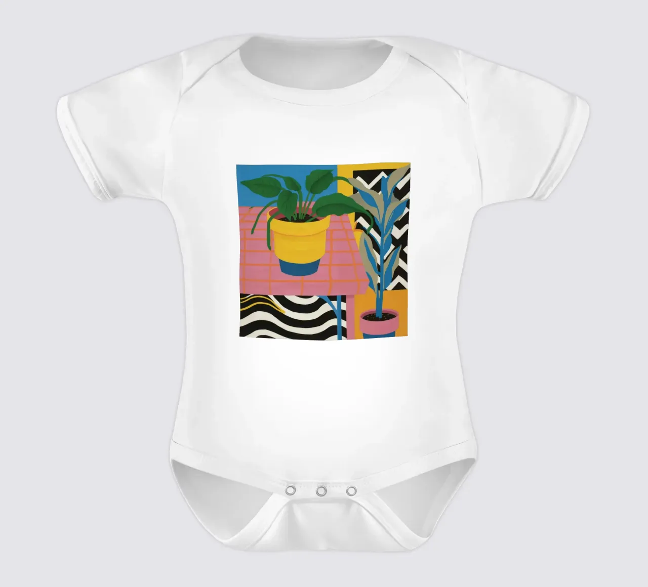 Géométrie de la table tropicale body bébé de Dawn Light