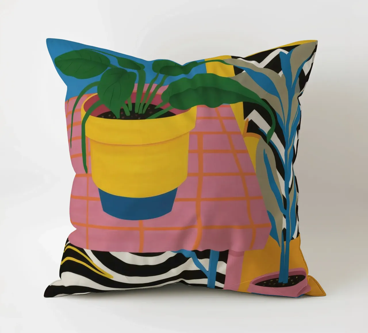 Geometrie des Wendekreises Kissen von Dawn Light