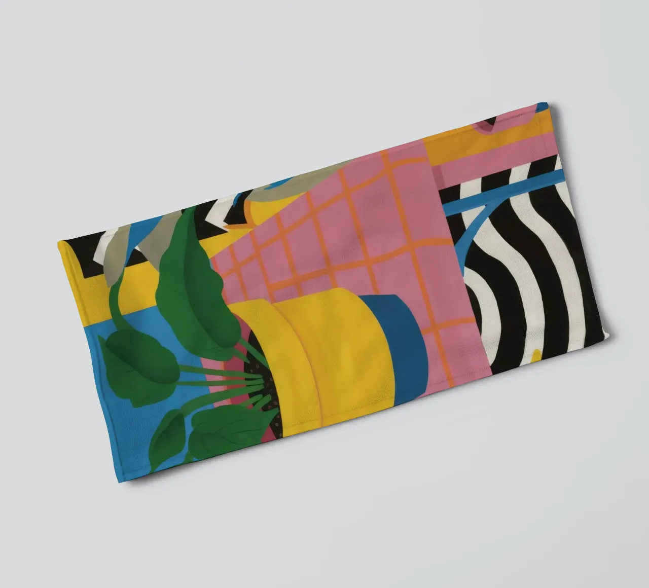 Tropic Table Geometry towel by Dawn Light