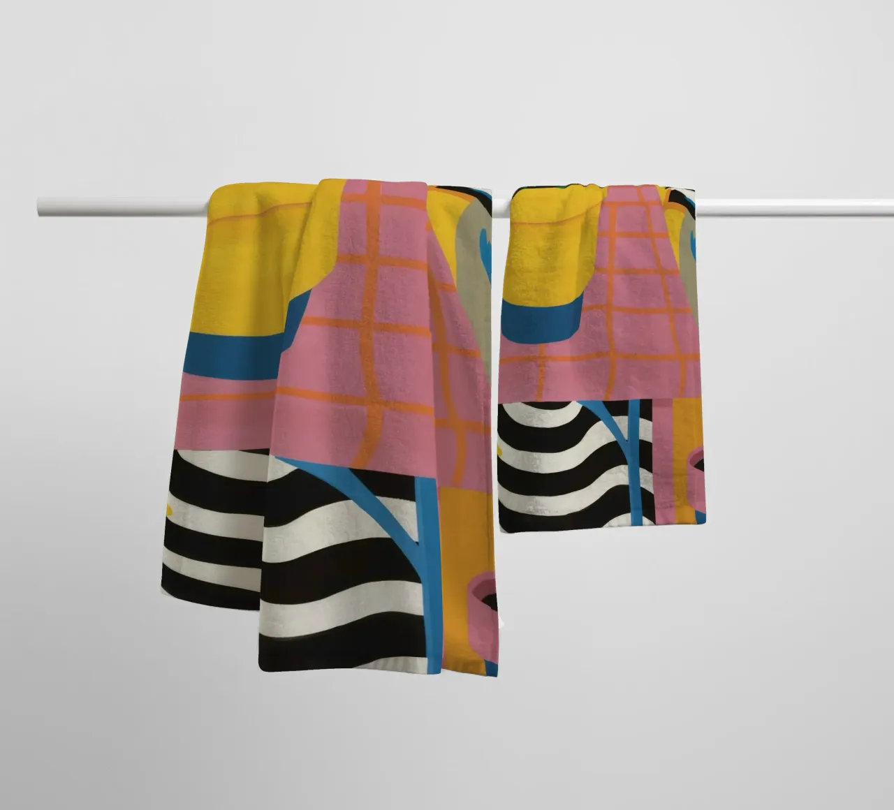 Tropic Table Geometry towel by Dawn Light