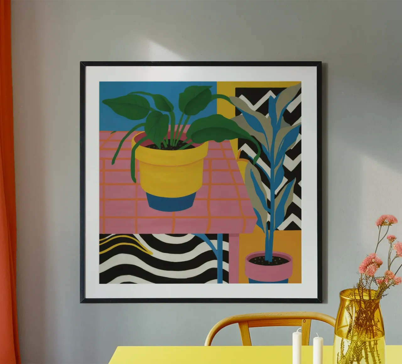 Geometria della tavola tropicale poster da Dawn Light