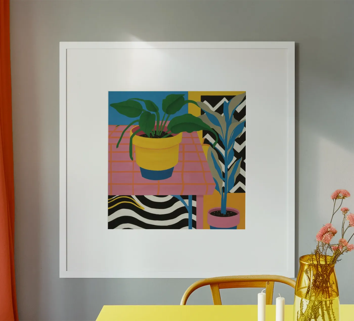 Tropic Table Geometry poster de Dawn Light