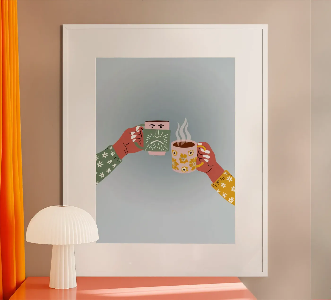 Patterned Cup Comfort poster by Haven Fantasy