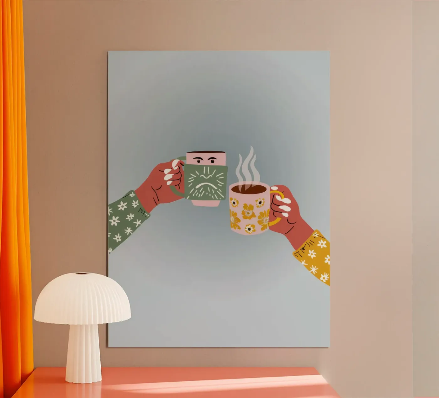 Patterned Cup Comfort poster by Haven Fantasy