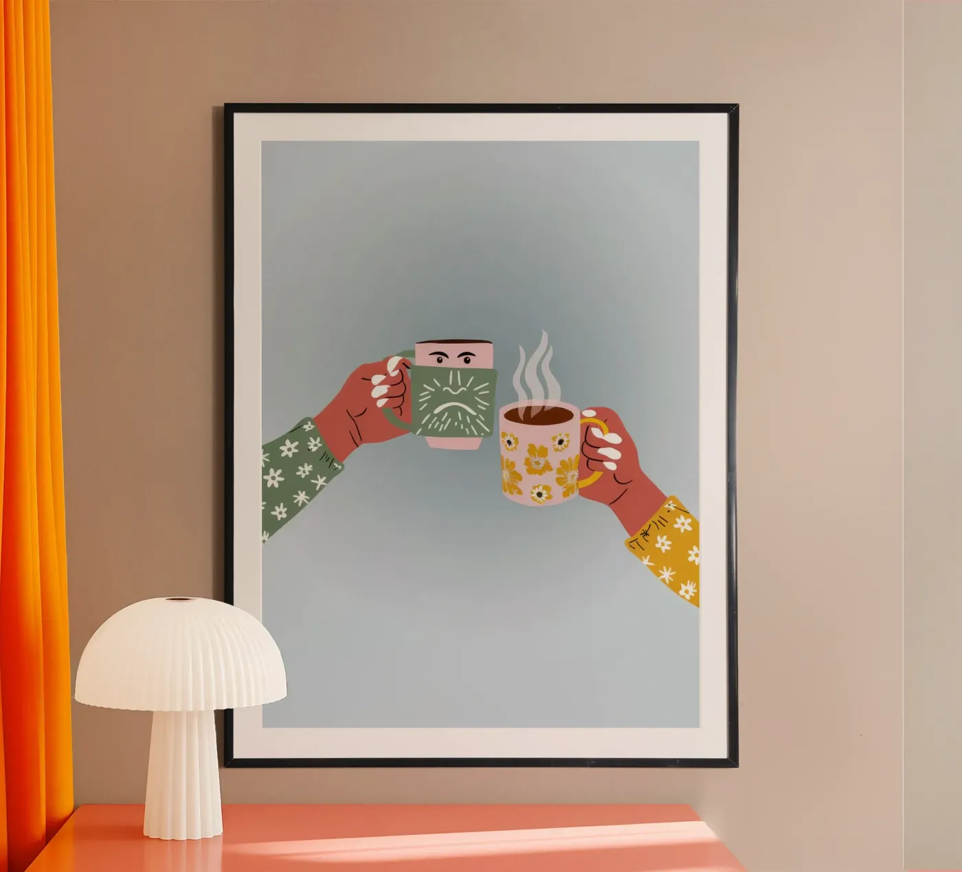 Patterned Cup Comfort poster by Haven Fantasy