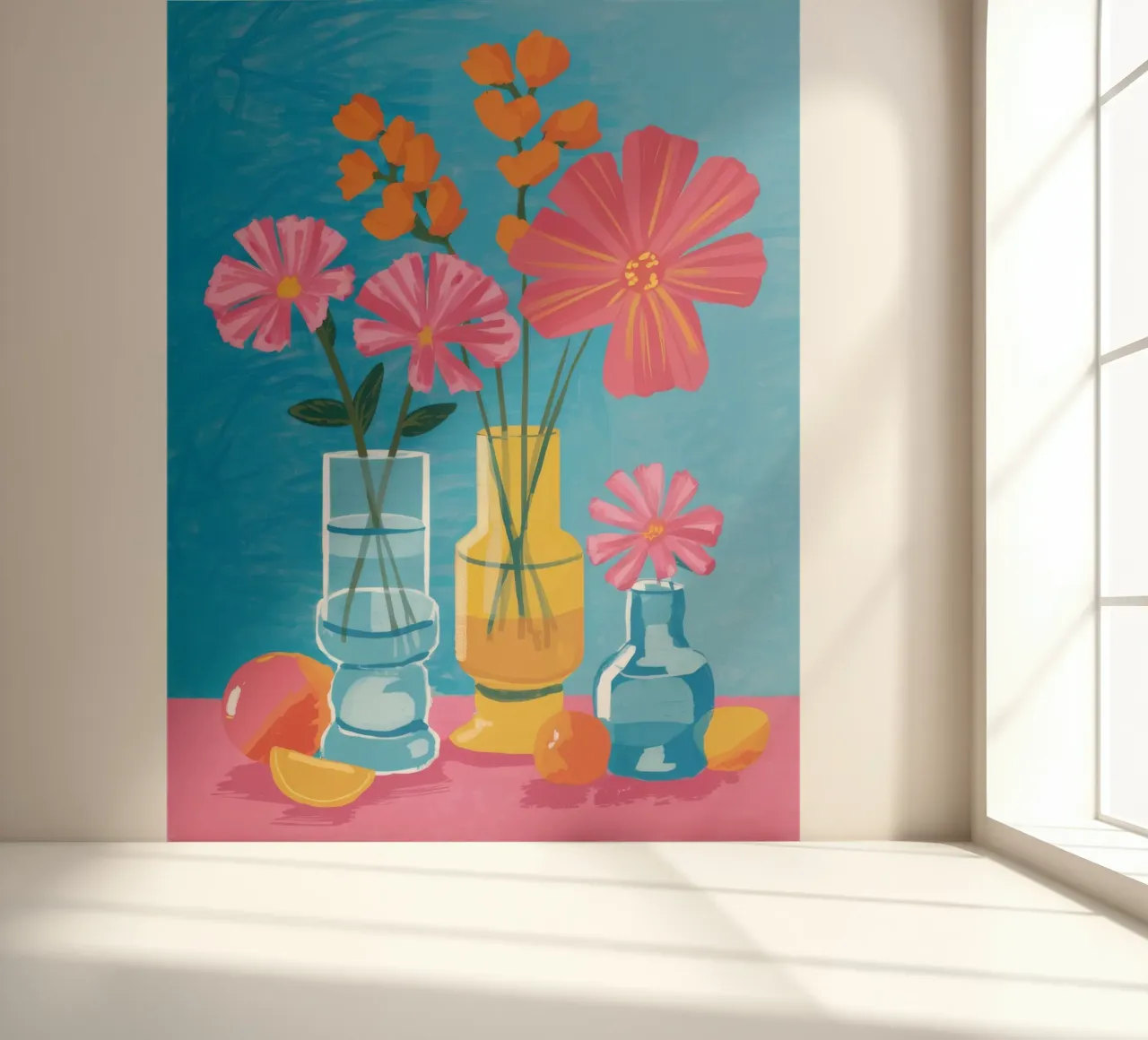 Azure Vase Bloom photo wallpaper by Haven Fantasy