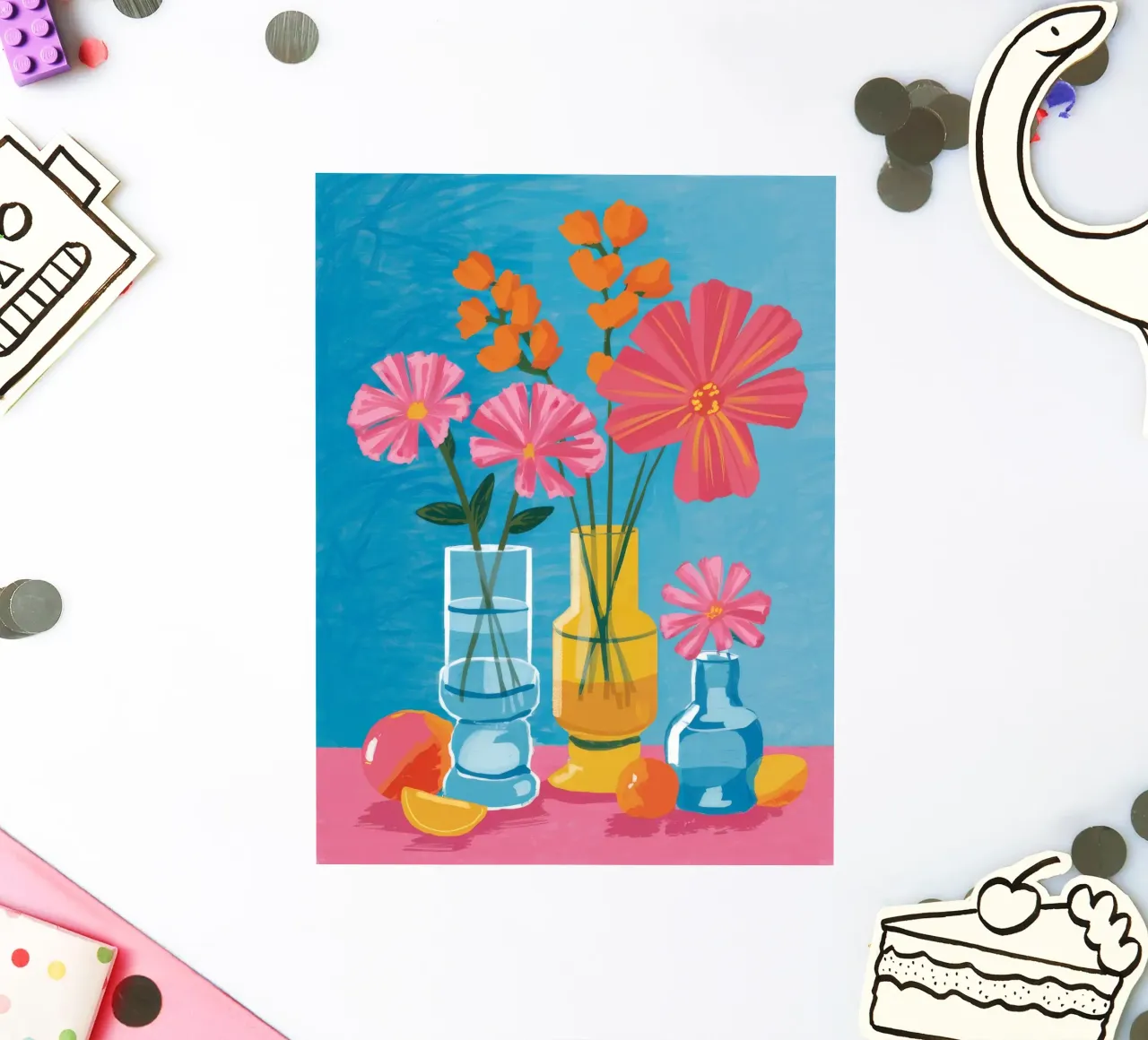 Azure Vase Bloom sticker by Haven Fantasy
