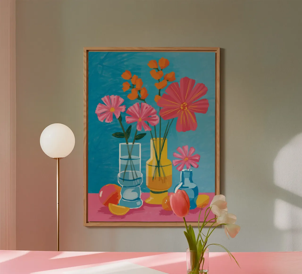 Azure Vase Bloom forex plate by Haven Fantasy