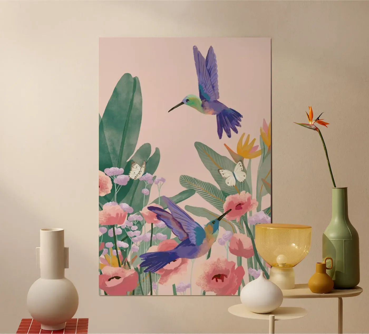 Hummingbirds poster da Goed Blauw
