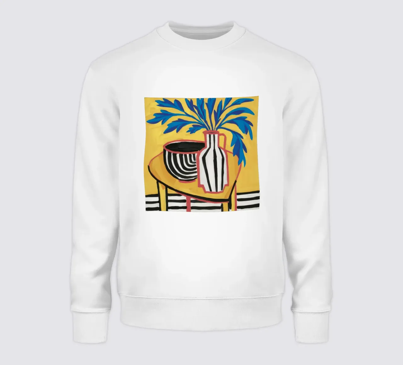 Strisce di fogliame cobalto felpa da Dawn Light