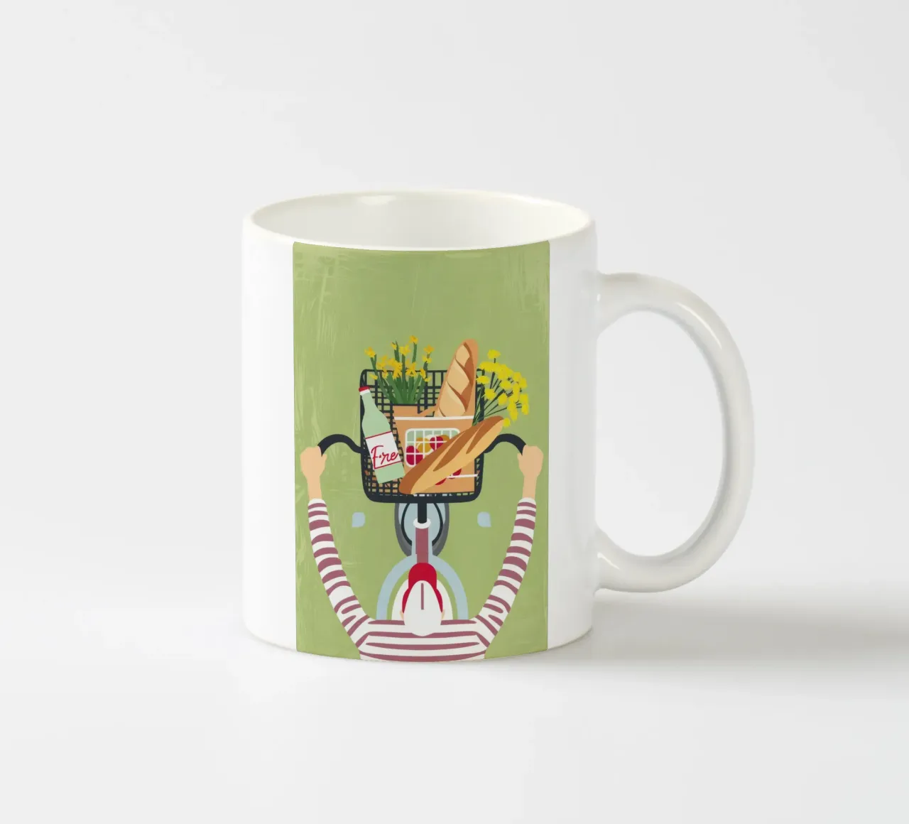 Bacchetta della gioia in bicicletta tazza in ceramica da Haven Fantasy