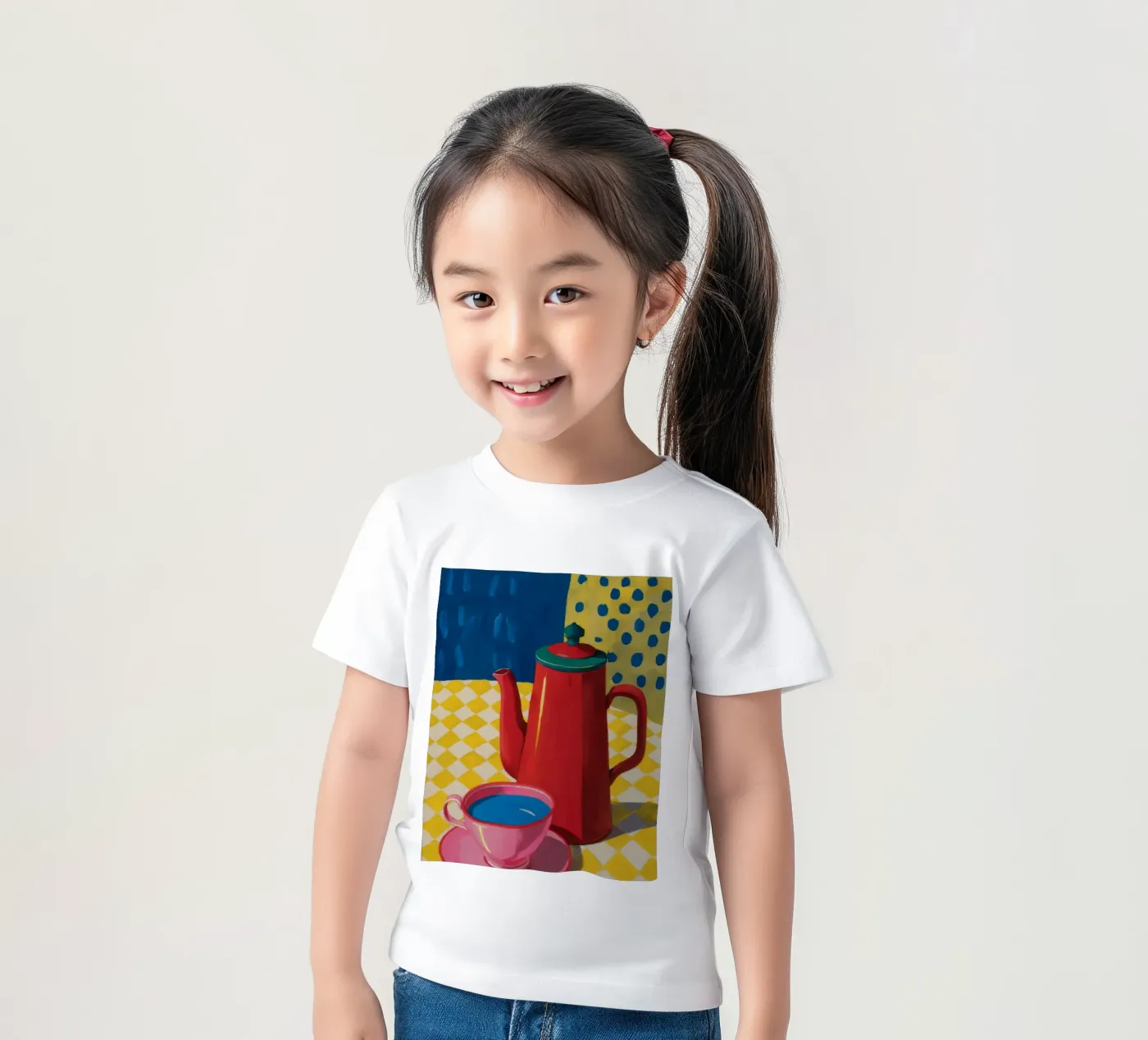 Ruby Coffee Moment kinder t-shirt van Dawn Light