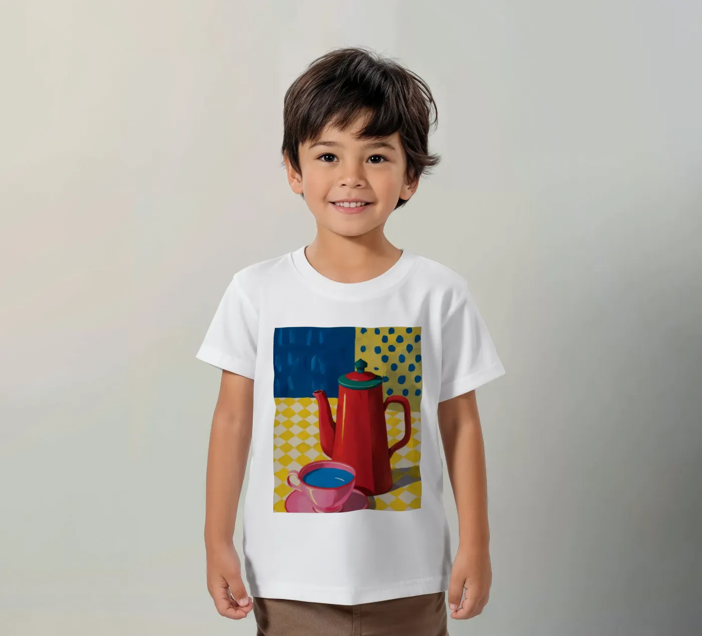 Ruby Coffee Moment kinder t-shirt van Dawn Light