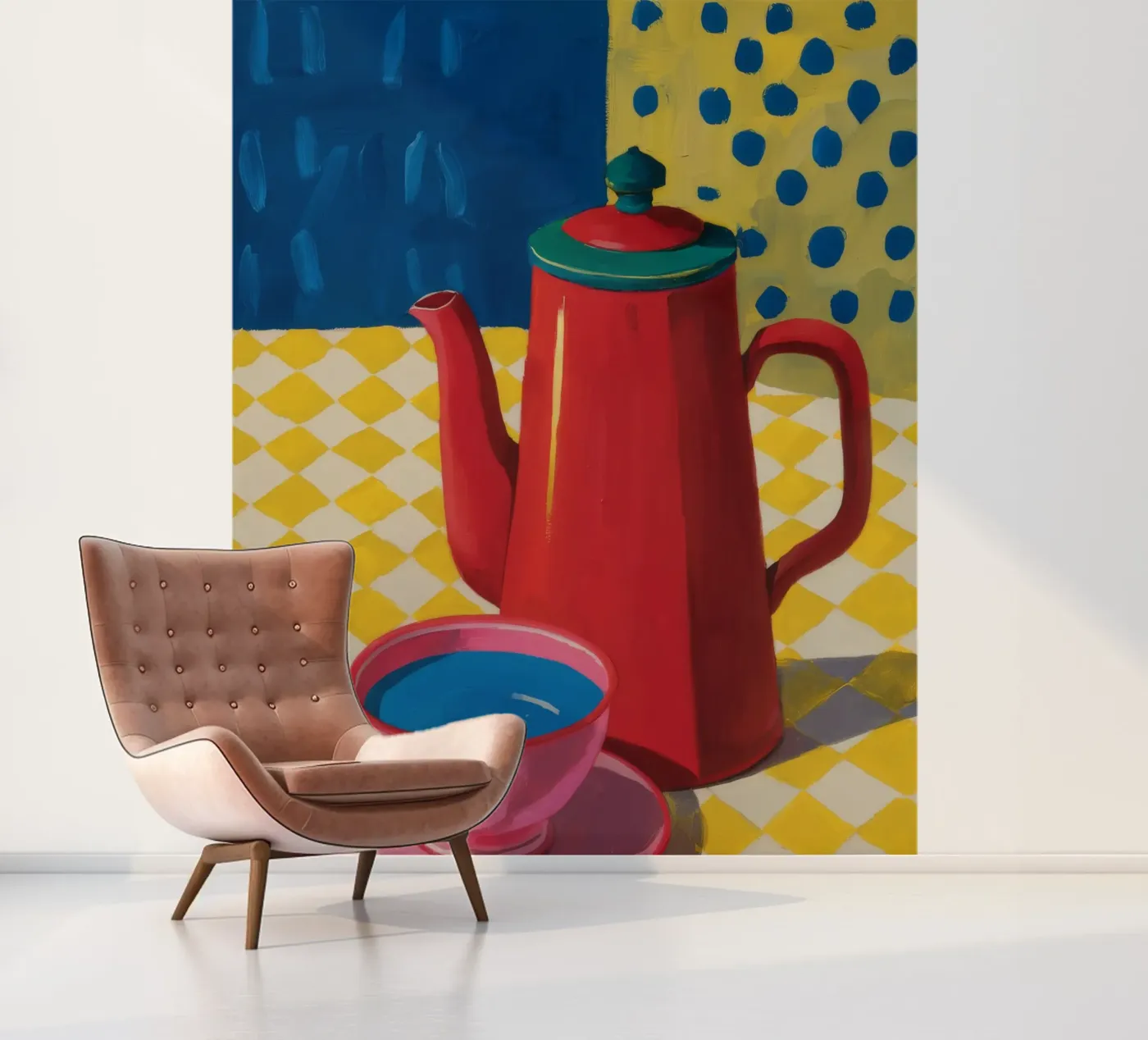 Ruby Coffee Moment fotobehang van Dawn Light