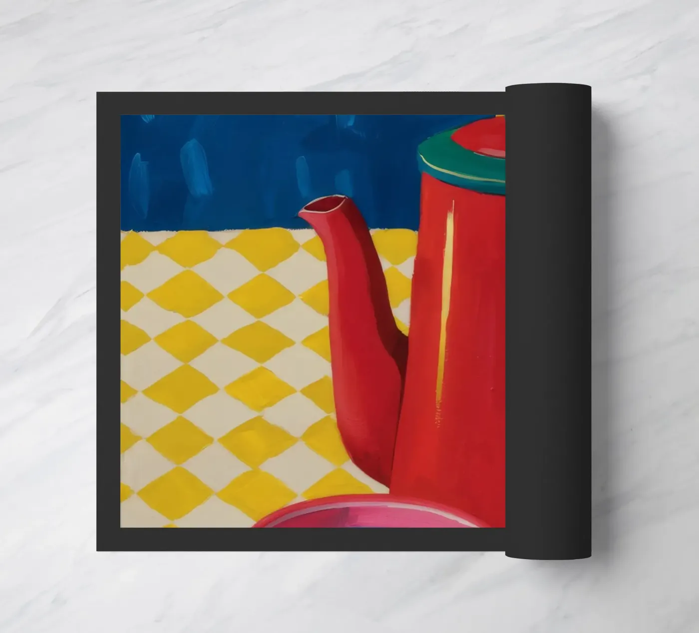 Ruby Coffee Moment doormat by Dawn Light