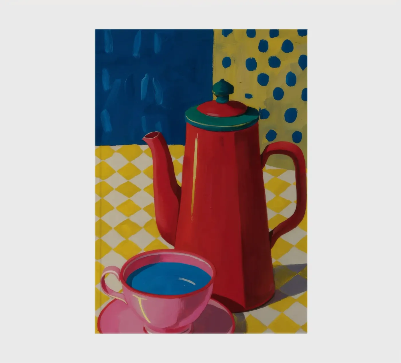 Ruby Coffee Moment notebook by Dawn Light