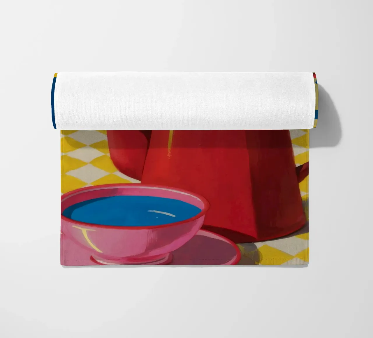 Robijn koffie moment strandhanddoek van Dawn Light