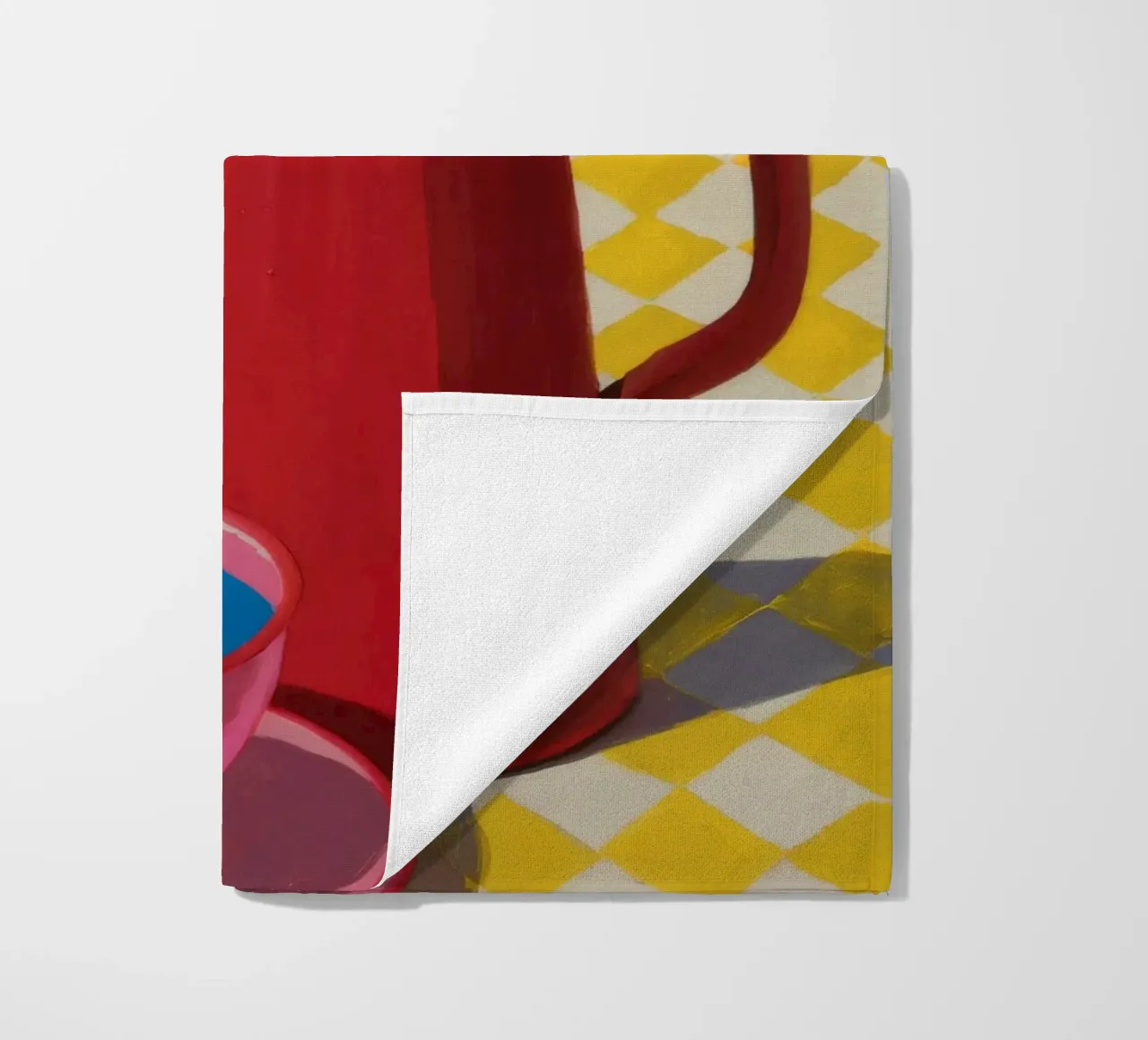 Robijn koffie moment strandhanddoek van Dawn Light