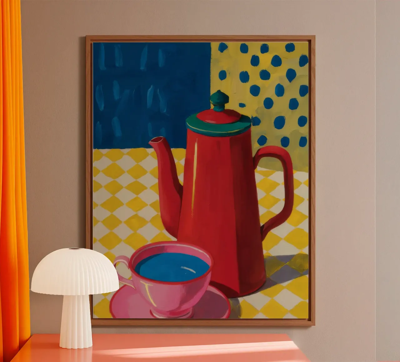 Ruby Coffee Moment forex plate by Dawn Light