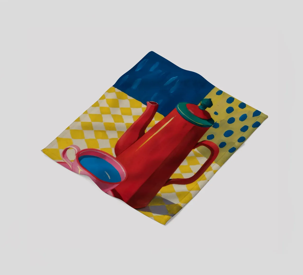 Rubinroter Kaffeemoment Fleecedecke von Dawn Light