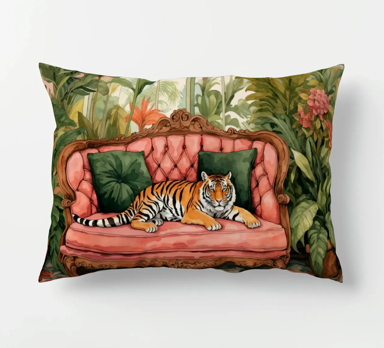 Lazy Tiger Jungle Lounge cuscino da Andrea Haase Modern Home
