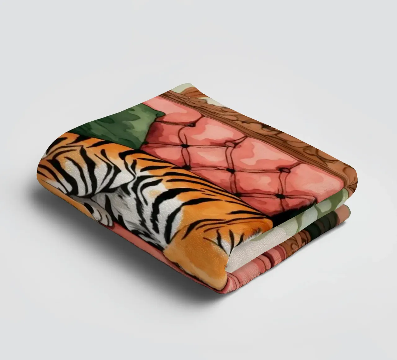 Lazy Tiger Jungle Lounge asciugamano da bagno da Andrea Haase Modern Home