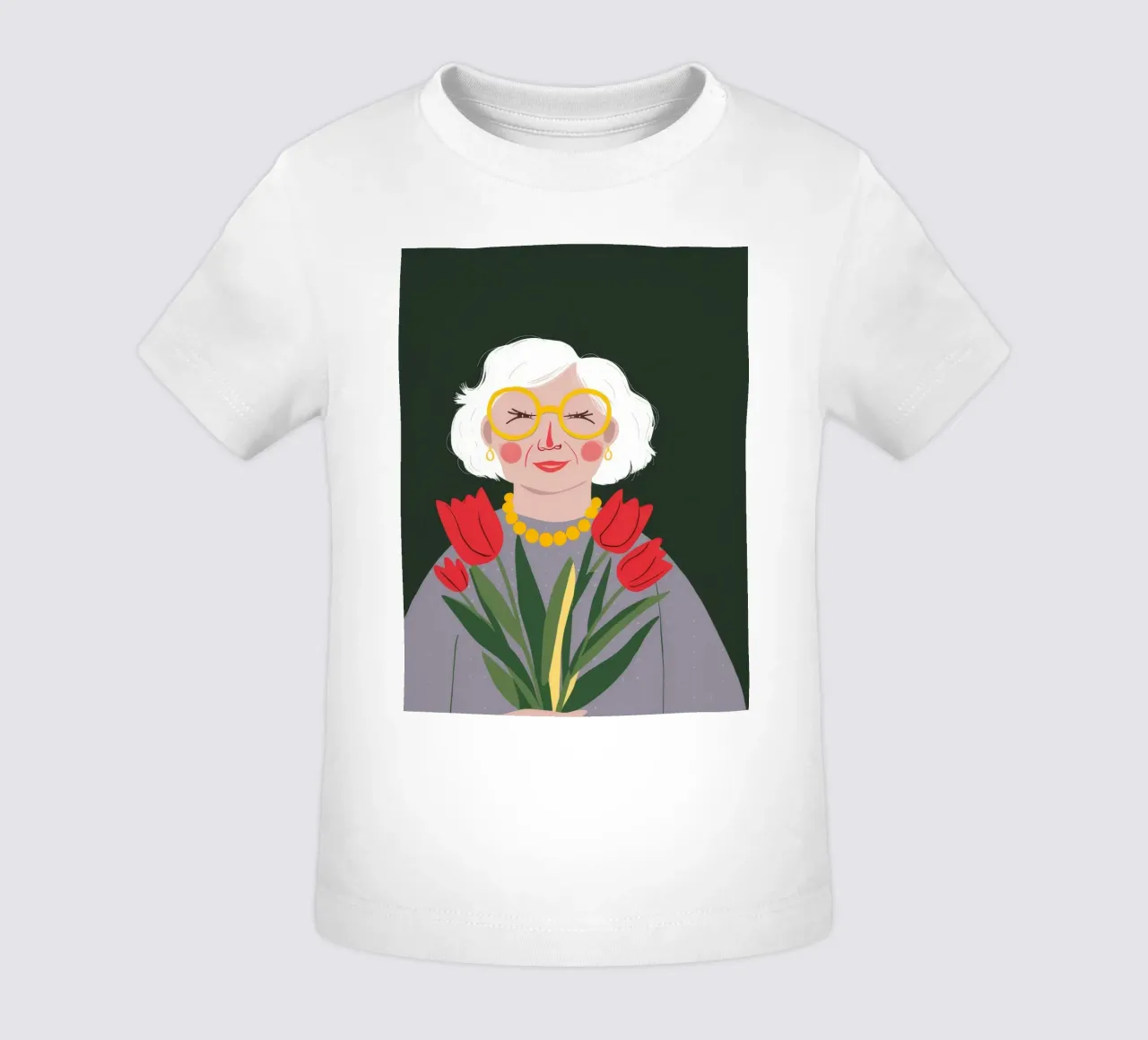 Ageless Tulip Grace baby t-shirt by Haven Fantasy