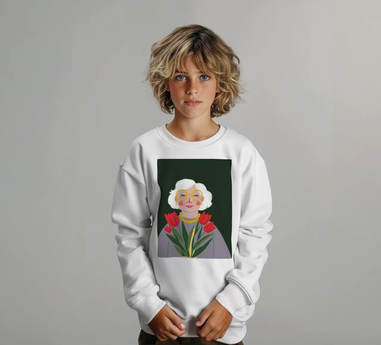 Tulipano senza età Grace felpa bambino da Haven Fantasy