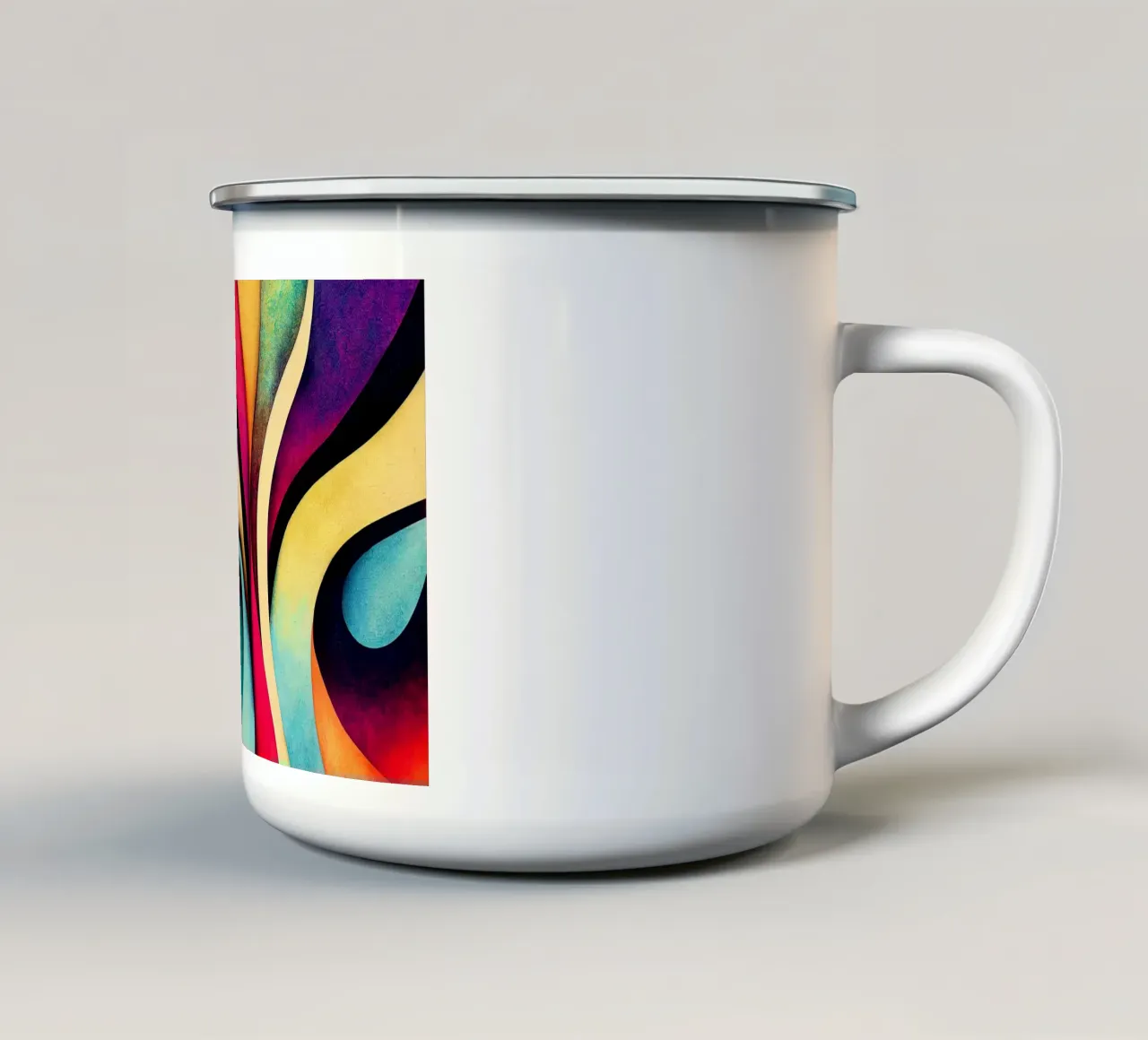 Arte da parete di Imagine tazza in smalto da Imagine