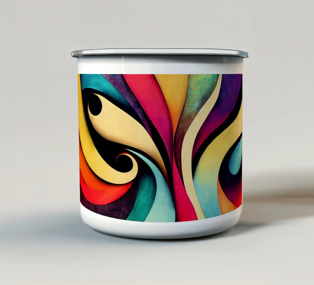 Arte da parete di Imagine tazza in smalto da Imagine